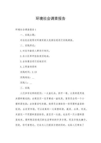 互联网信息环境调研报告_如何撰写