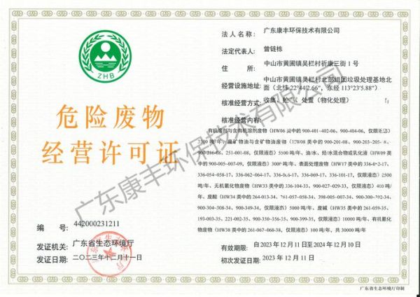 南京福昌环保有限公司怎么样_危废处理资质有哪些