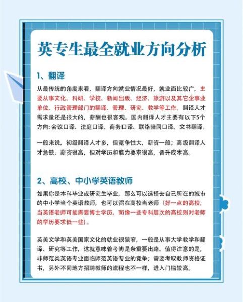 英语专业就业前景_英语专业能做什么工作