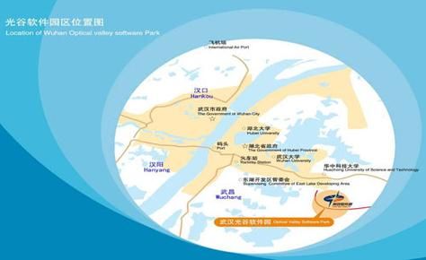 武汉互联网企业分布图_光谷软件园在哪里
