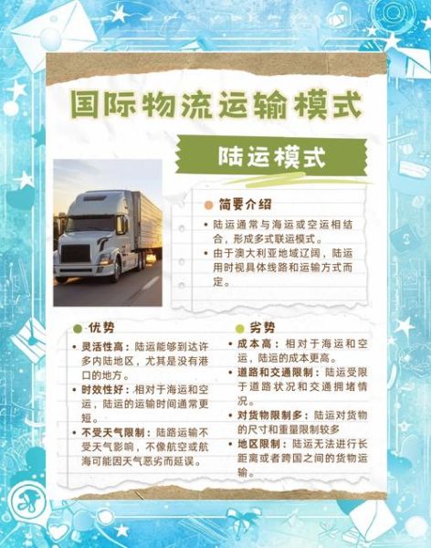 国际物流有哪些运输方式_如何选择国际物流模式