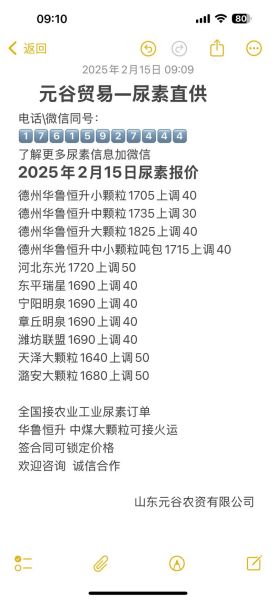 尿素价格走势分析_尿素行业未来前景如何