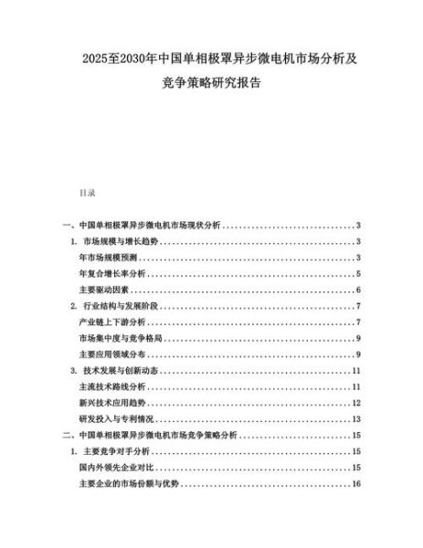 微电机行业前景怎么样_微电机行业分析报告