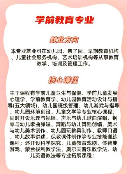 学前教育专业就业前景怎么样_学前教育专业学什么