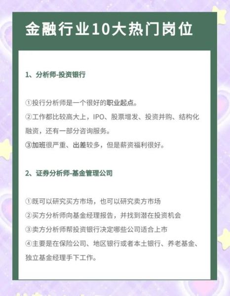 金融行业前景怎么样_未来十年哪些岗位最吃香