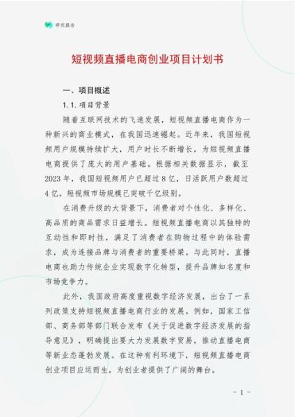互联网创业项目怎么做_如何写商业计划书