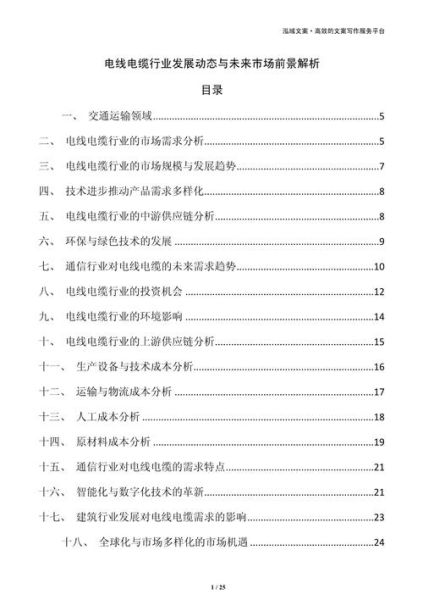 电缆电线行业前景怎么样_2024年电缆电线市场发展趋势