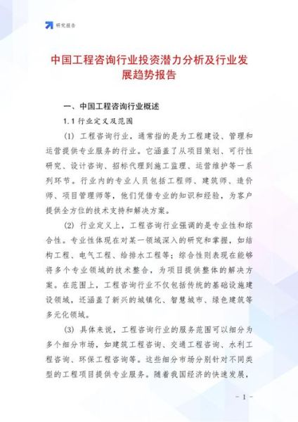 咨询公司行业分析报告怎么写_咨询公司行业分析报告模板