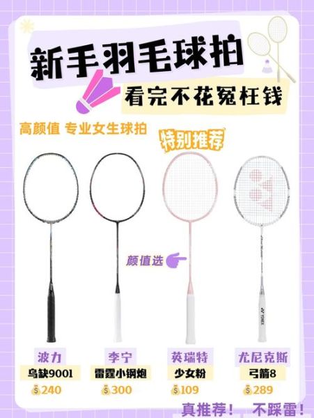 羽毛球拍怎么选_羽毛球初学者买什么价位