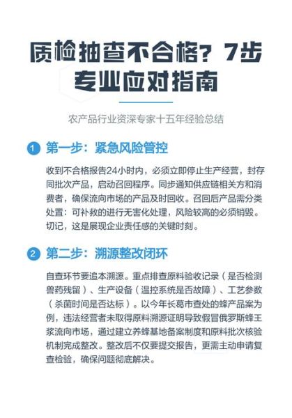 抽检不合格怎么办_如何避免产品被抽检