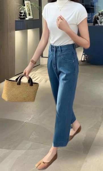 牛仔裤怎么选_牛仔裤什么版型显瘦