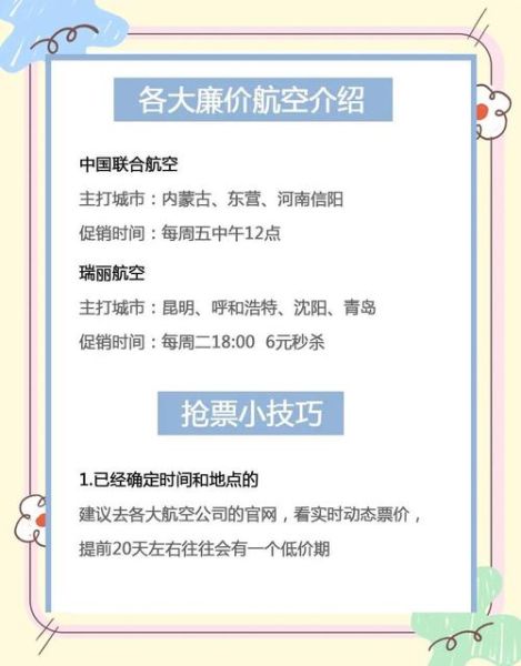 机票什么时候买最便宜_如何买到特价机票