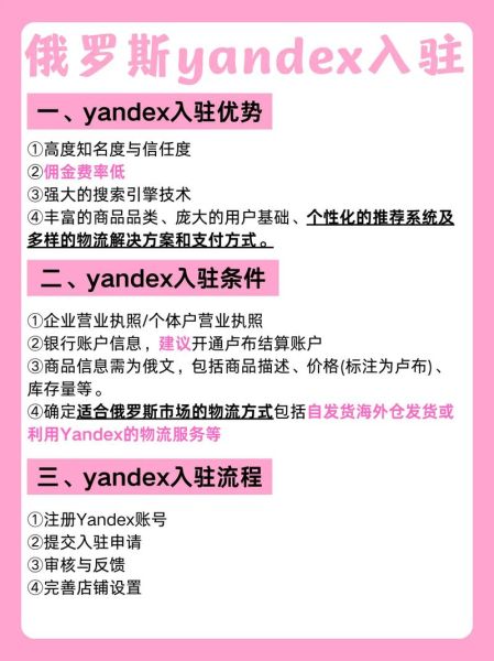 俄罗斯搜索引擎Yandex排名规则_如何在俄罗斯做SEO