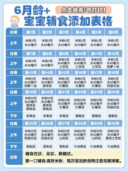 宝宝辅食添加顺序_宝宝几个月开始吃辅食