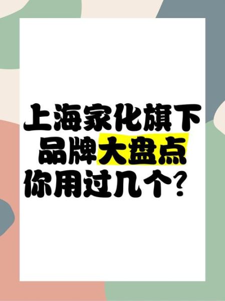 上海家化属于什么行业_上海家化有哪些品牌