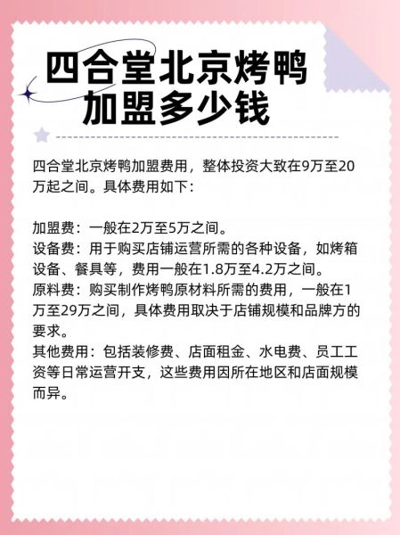 烤鸭店加盟费用多少钱_2024年烤鸭市场前景如何