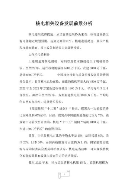 核电发展前景_核电安全吗