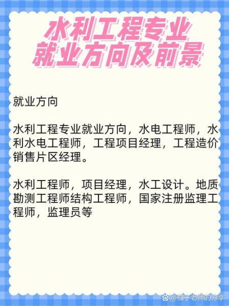 水利行业前景怎么样_水利专业就业方向有哪些